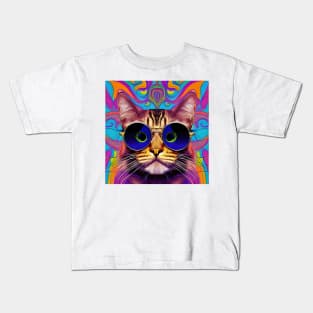 Groovy Cat Kids T-Shirt